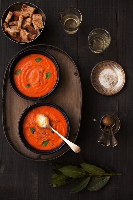 Як приготувати томатний суп 5 рецептів