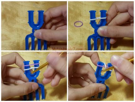 Cum se face o praștie pentru țesăturile elastice - brățările de țesut pe o mașină și o praștie