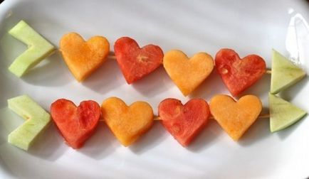 Cum sa faci o valentina din legume, fructe, fructe de padure pentru Ziua Sfantului Valentin