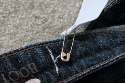 Як вшити джинси в поясі