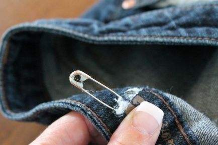 Як вшити джинси в поясі