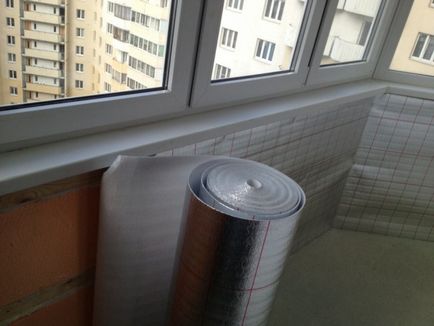 Cum să izolați balconul cu mâinile pas cu pas