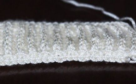 Cum de a termina de tricotat cu o eșarfă de tricotat o trupa de cauciuc în engleză - tricotat tricotat din engleză