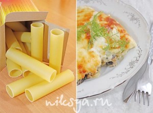 Cannelloni umplute cu pui și ciuperci cu sos - morne - cel mai delicios portal al RuNet