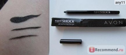 Олівець для очей avon supershock - «є плюси, але для мене є і мінуси (фото підводки і