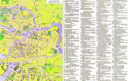 Harta din Sankt Petersburg cu străzi online