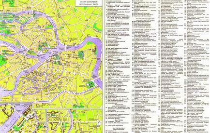 Карта на Санкт Петербург с улиците онлайн