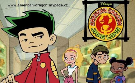 Imagini ale dragonului american Jake Long