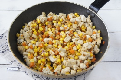 Csirkemell kukorica - lépésről lépésre recept, hogyan kell főzni fotókkal