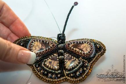 Майстер-клас вишивка бісером брошки метелик - море хобі