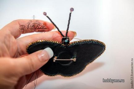 Майстер-клас вишивка бісером брошки метелик - море хобі