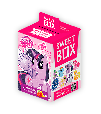 My little pony sweet box ( «світбокс») іграшка в коробочці з солодощами