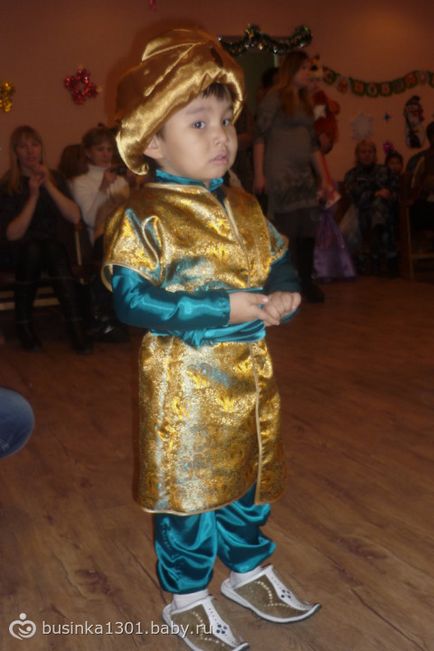 Новорічний костюм султана своїми руками