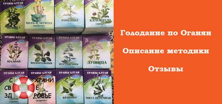 Очищення організму за Марва Оганян опис методики, відгуки