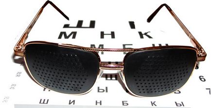 Ochelari de vedere pentru utilizare cu ochiul, indicații și contraindicații
