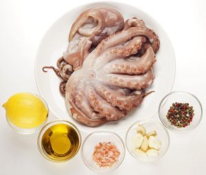 Octopus Rețetă la grătar