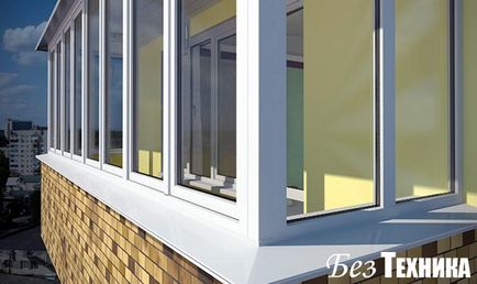 Vitrare cu ferestre din plastic - tehnologie de instalare