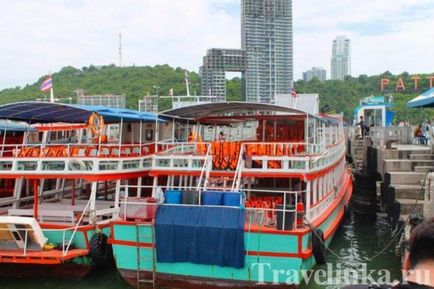 Island Koh Lan Pattaya hogyan jutunk el a Bali Hai móló, a menetrend 2017 szállodák Koh Lan