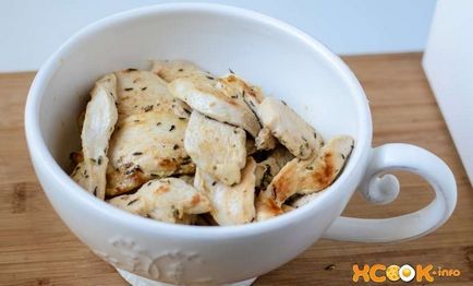 Паста з куркою і грибами у вершковому соусі - рецепт з фото, як приготувати