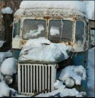 Axa frontală a gazellei, care a pus clubul de autobuze retro și microbuze