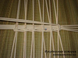 Weave ovális alján a sajtó csövek, kézzel készített történelem handmadestory