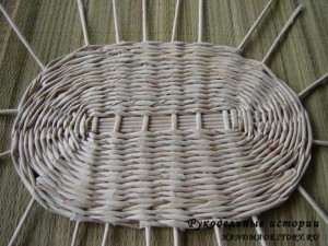 Weave овална дъното на вестниците тръби, история ръчна изработка handmadestory на