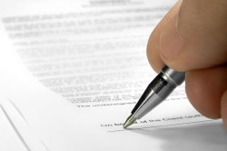 Procedura de prelucrare a cererii de notificare în baza contractului și a documentelor necesare