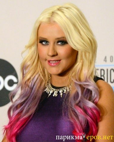 Coafuri, tunsori și culoarea părului de Christina Aguilera fotografie 2012