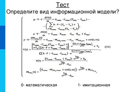 Розробка уроку на тему - інформаційне моделювання на комп'ютері - інформатика, уроки