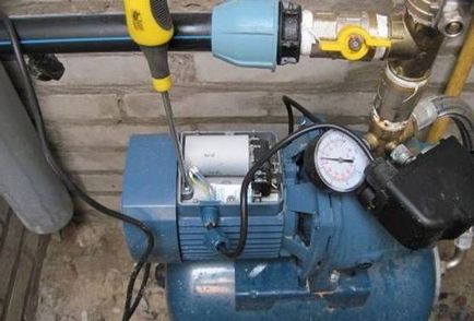 Реле тиску води для насоса ціна, регулювання - схема підключення