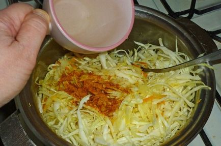 Recept káposzta párolt sovány lépésről lépésre képekkel