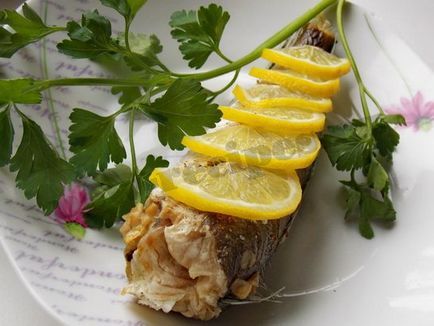 Риба запечена з лимоном - хек в мікрохвильовці