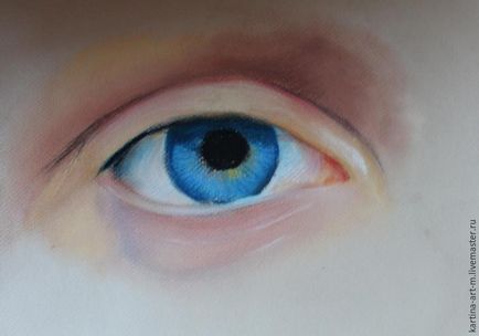 Малюємо очей пастеллю - ярмарок майстрів - ручна робота, handmade