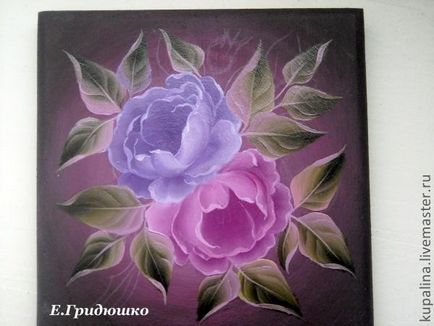 Trandafiri în pictura Kemerovo - târg de maeștri - manual, manual