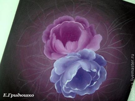 Троянди в Кемеровській розпису - ярмарок майстрів - ручна робота, handmade