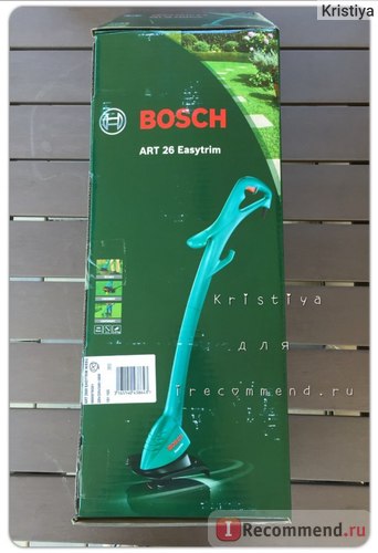 Садовий тріммер bosch art 26 easytrim (0600878g01) - «bosch art 26 easytrim відрізняється від bosch art