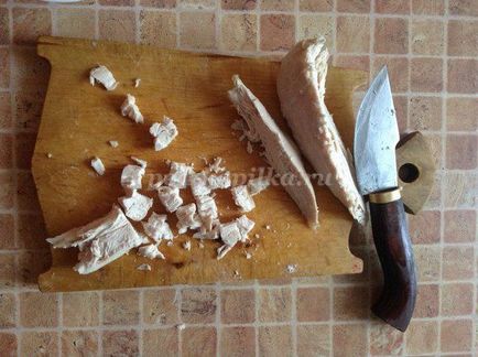 Cézár saláta csirkével otthon (fotó saláta recept) Cézár saláta csirkével otthon