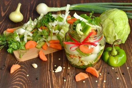 Salata de legume murate pentru iarnă