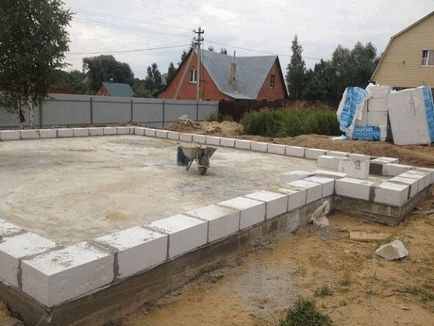 Cât costă pentru a construi o casă de blocuri de prețuri de blocuri de spumă, calcule