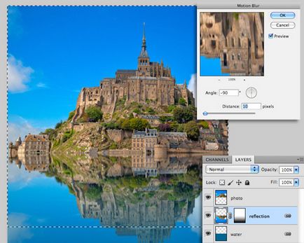 De la zero, creați apă, faceți clic pe ea și o lecție de reflecție pentru Photoshop