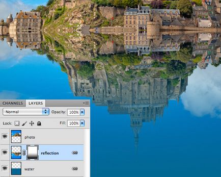 De la zero, creați apă, faceți clic pe ea și o lecție de reflecție pentru Photoshop