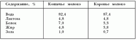 Склад котячого і коров'ячого молока - ветеринарний довідник для власників кішок