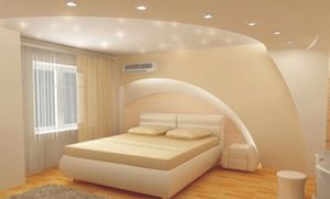 Спальня і натяжна стеля особливості, варіанти дизайну, фото