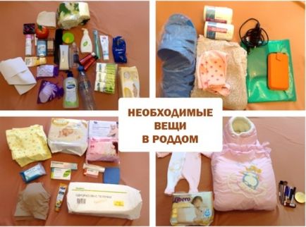 Bag a kórházba (104 fotó) listát a szükséges dolgokat táskák, készen arra, hogy a leendő szülők, amikor