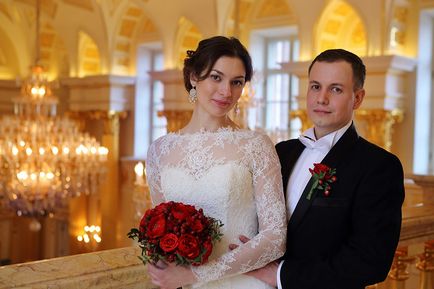 Fotografia de nunta in palat (in tsaritsyno)
