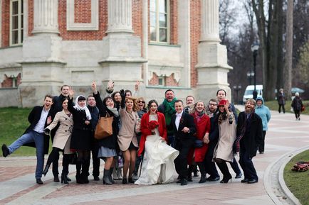 Fotografia de nunta in palat (in tsaritsyno)