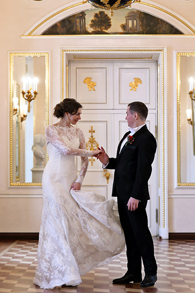 Весільна фотосесія в палаці (в Царицино)