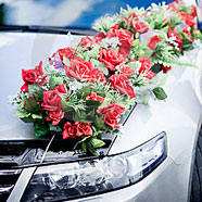 Весільні наклейки на машину молодят -купити автомобільні наклейки на весілля нареченого і нареченої