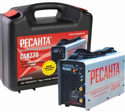 Hegesztő inverter Resanta sai 220 - Jellemzők, műszaki, utasítások, véleménye, épület