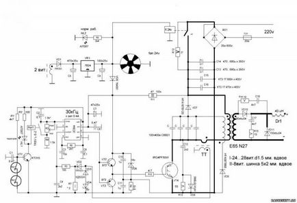 Circuit invertor simplu de sudare